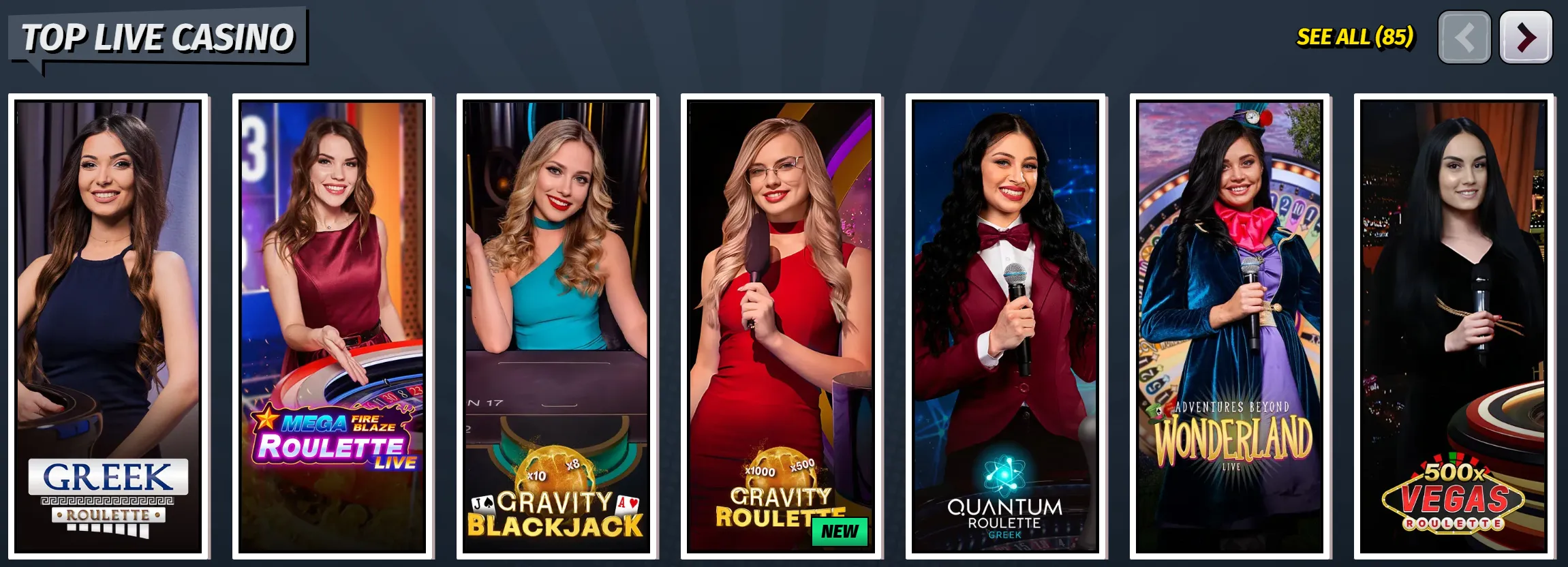 betwarts casino top live games